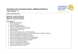 Science additional Year 11 PDF File