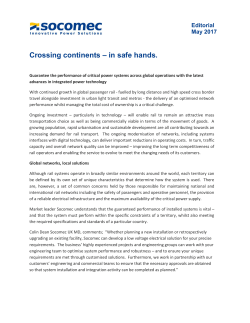 Crossing continents &ndash; in safe hands.