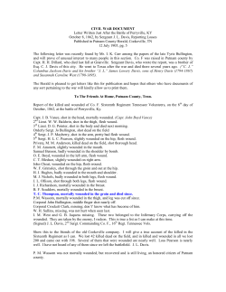 Civil War Losses &ndash; Battle of Perryville, KY