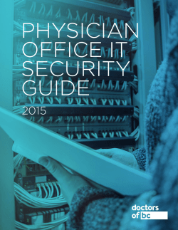 Physician Office IT Security Guide