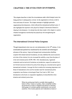 chapter 3: the evolution of interpol