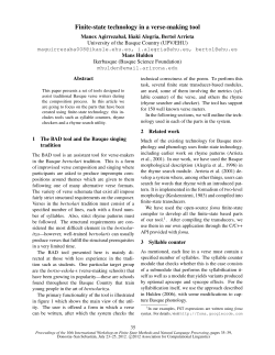 Finite-State Technology in a Verse-Making Tool