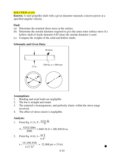 Problem Set 2-Chapter 4_Static Body Stresses