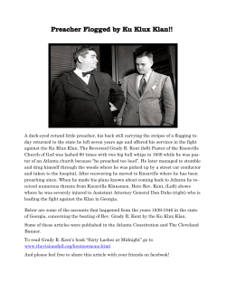 Preacher Flogged by Ku Klux Klan!!