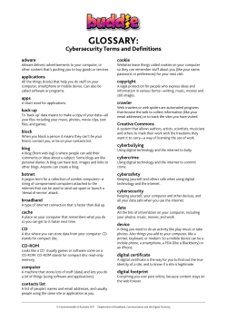 glossary