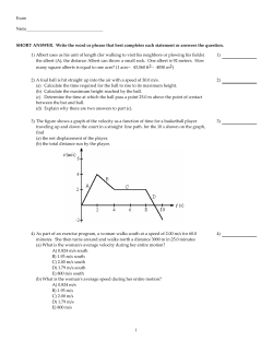 Exam Name___________________________________ SHORT