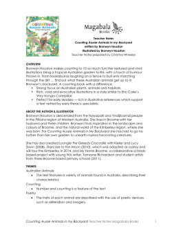 Counting Aussie Animals in my Backyard