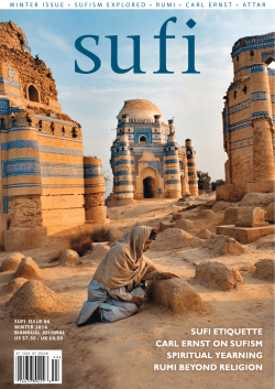 Suﬁsm: History, Politics and Culture: A Conversation with Carl Ernst
