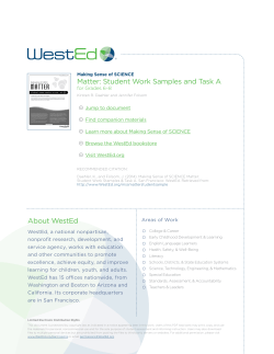 Matter - Policy Analysis for California Education