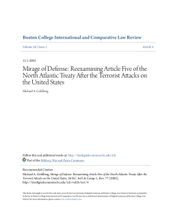 Mirage of Defense: Reexamining Article Five of the North Atlantic