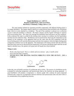 Lesson Plan: Simple Distillation