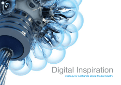 Digital Inspiration: Strategy for Scotland`s Digital Media Industry