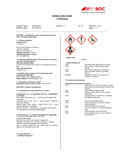 Safety data sheet n