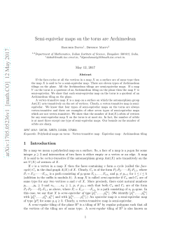 Semi-equivelar maps on the torus are Archimedean