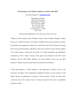 Comparative Politics final paper