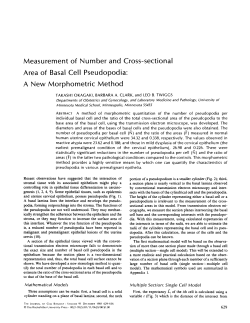 Measurement of Number and Cross-sectional Area