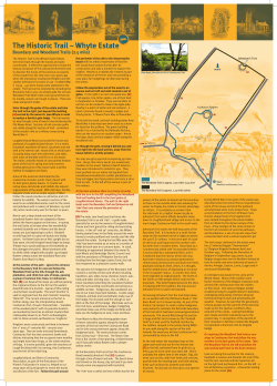 The Historic Trail &ndash; Whyte Estate