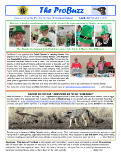 April 2017 - Probus Northumberland