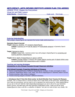 2 Shapes are Everywhere