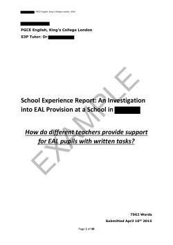 How do different teachers provide support for EAL students