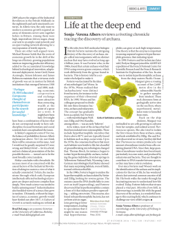 Life at the deep end