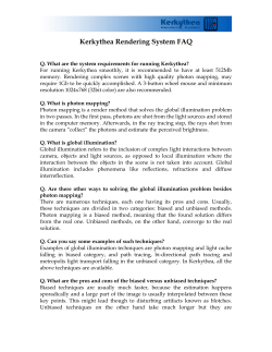 Kerkythea 2007 Rendering System FAQ