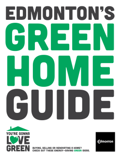 Green Home Guide - City of Edmonton