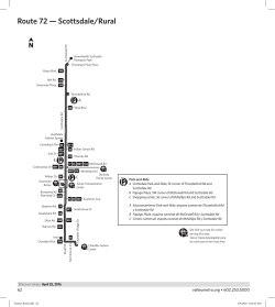 Route 72 &mdash; Scottsdale/Rural
