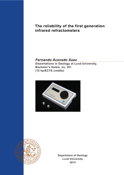 The reliability of the first generation infrared refractometers