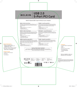 USB 2.0 5-Port PCI Card