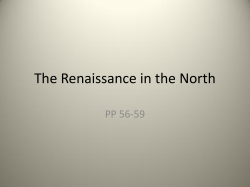The Renaissance in the North