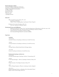 CV - Department of Development Sociology