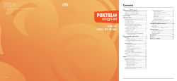 Content - Foxtel