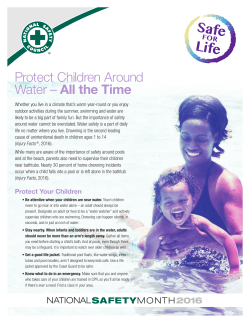 Protect Children Around Water &ndash; All the Time