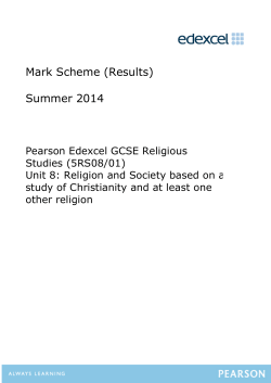 Mark Scheme - Revision World