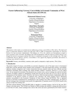 Factors Influencing Currency Convertibility in Economic Community