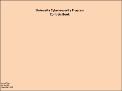 Information Security Programs