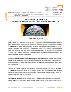 tickets now on sale for segerstrom center for the arts engagement of