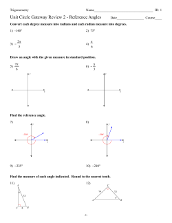Unit Circle Gateway Review 2