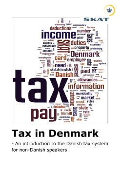 Tax in Denmark