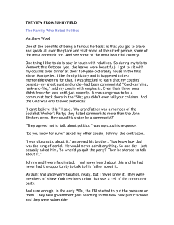 THE VIEW FROM SUNNYFIELD The Family