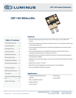 CBT-140 White LEDs
