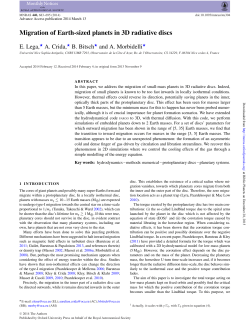 Migration of Earth-sized planets in 3D radiative discs