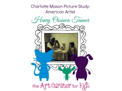 Henry Ossawa Tanner - Art Curator for Kids