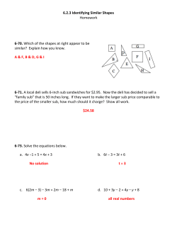 6.2.3 Identifying Similar Shapes Homework 6