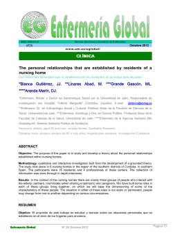 The personal relationships that are established by