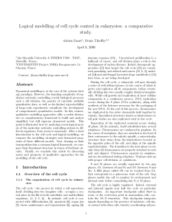 Logical modelling of cell cycle control in eukaryotes: a