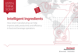 Food and Beverage Smart Manufacturing eBook