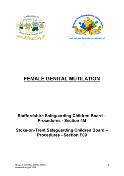 Section 4M - Female Genital Mutilation (FGM)