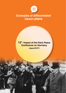 Impact of the Paris Peace Conference on Germany